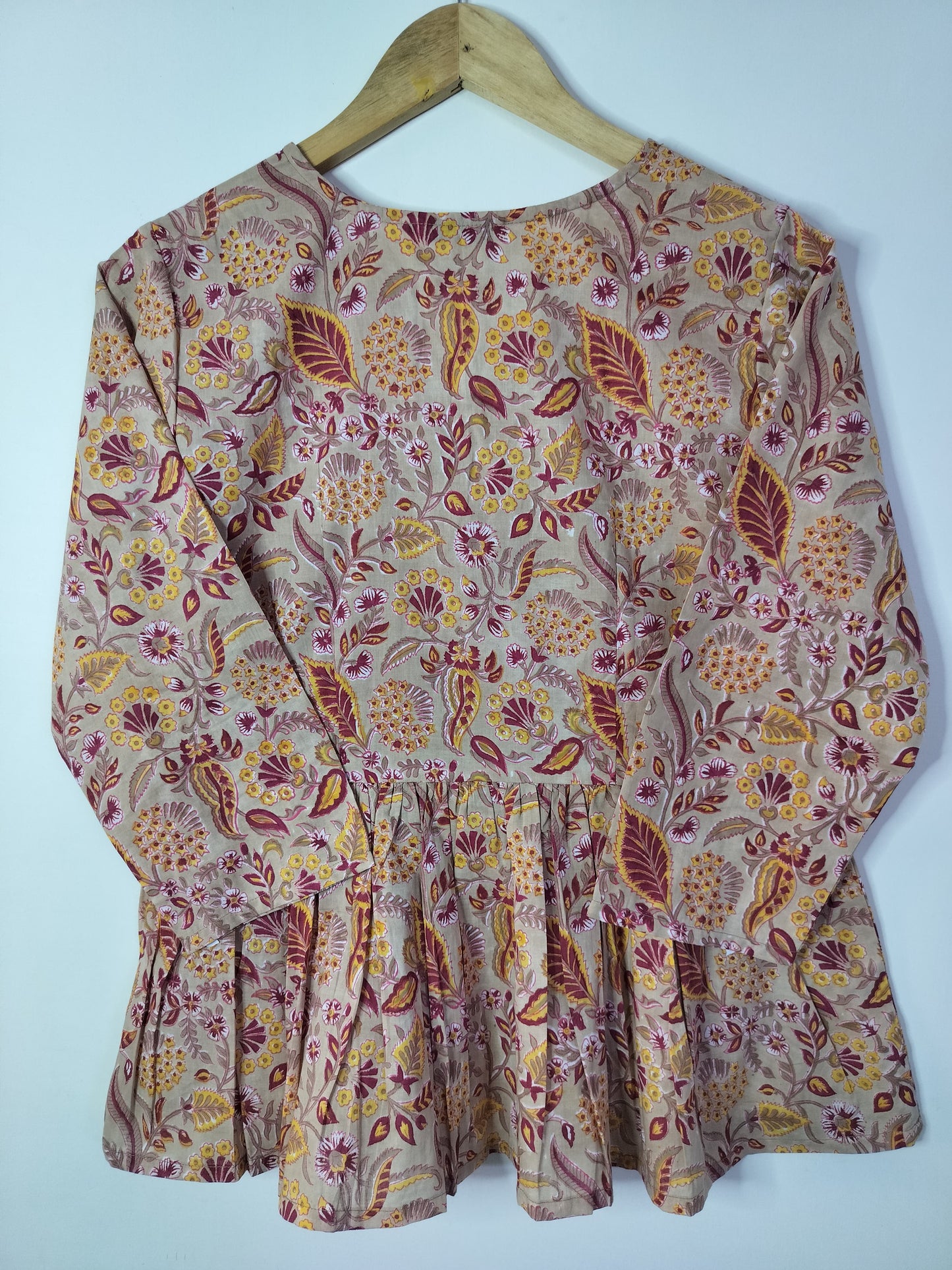 Autumn Bliss Peplum Top