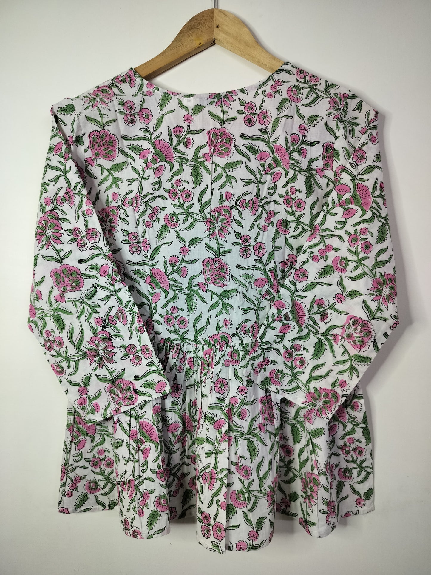 Rosewood Bloom Peplum Tops