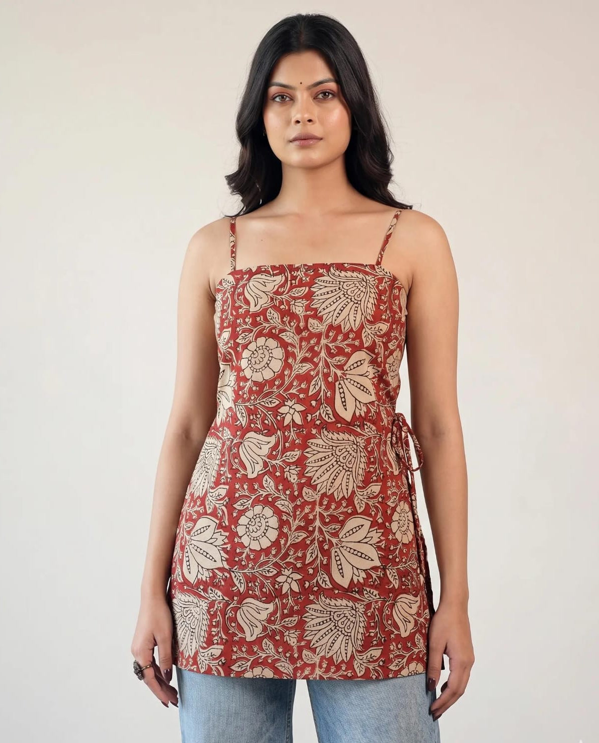 Rustic Romance Sphagetti Top