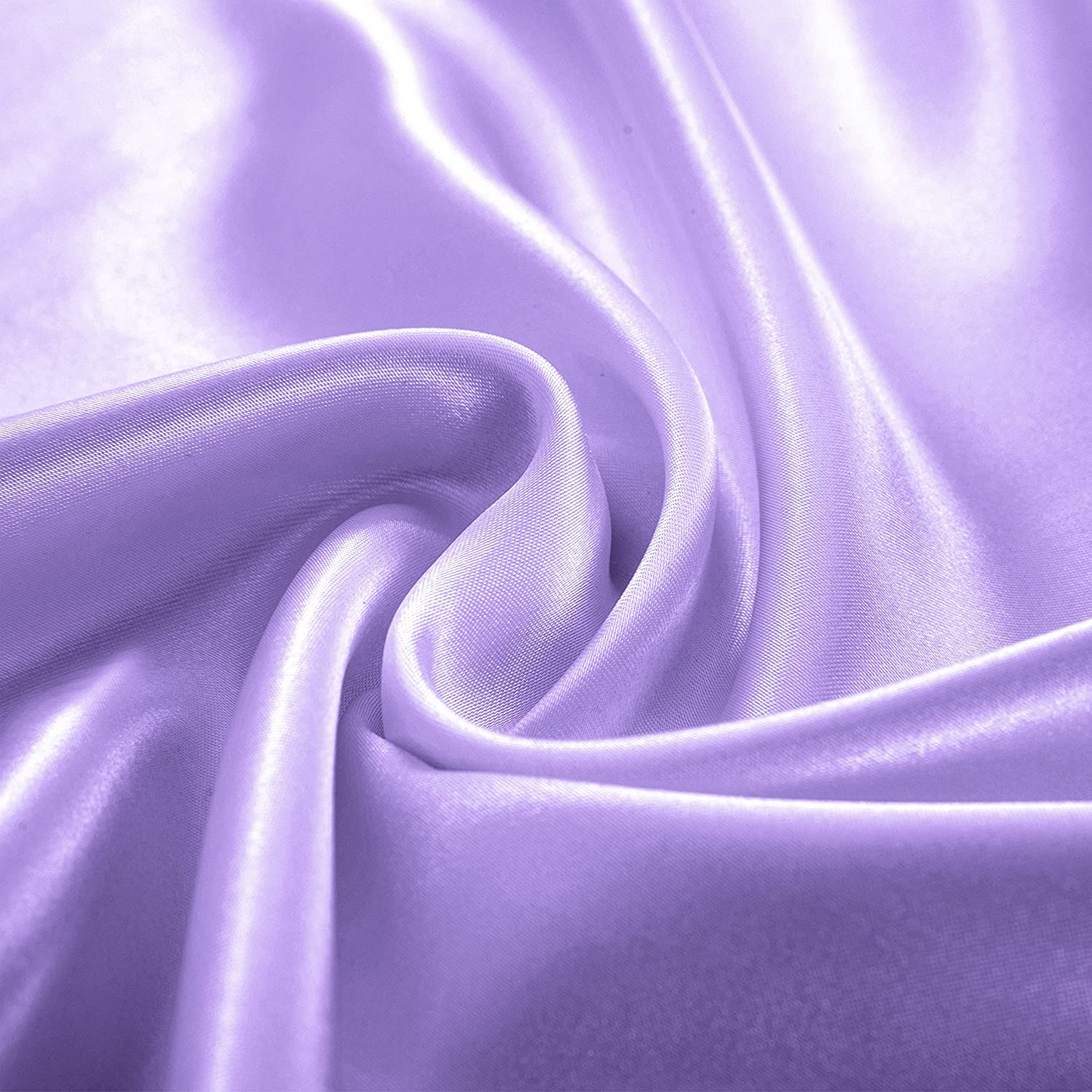 Satin Elastic Fitted Sheet & 2 Pillow Covers