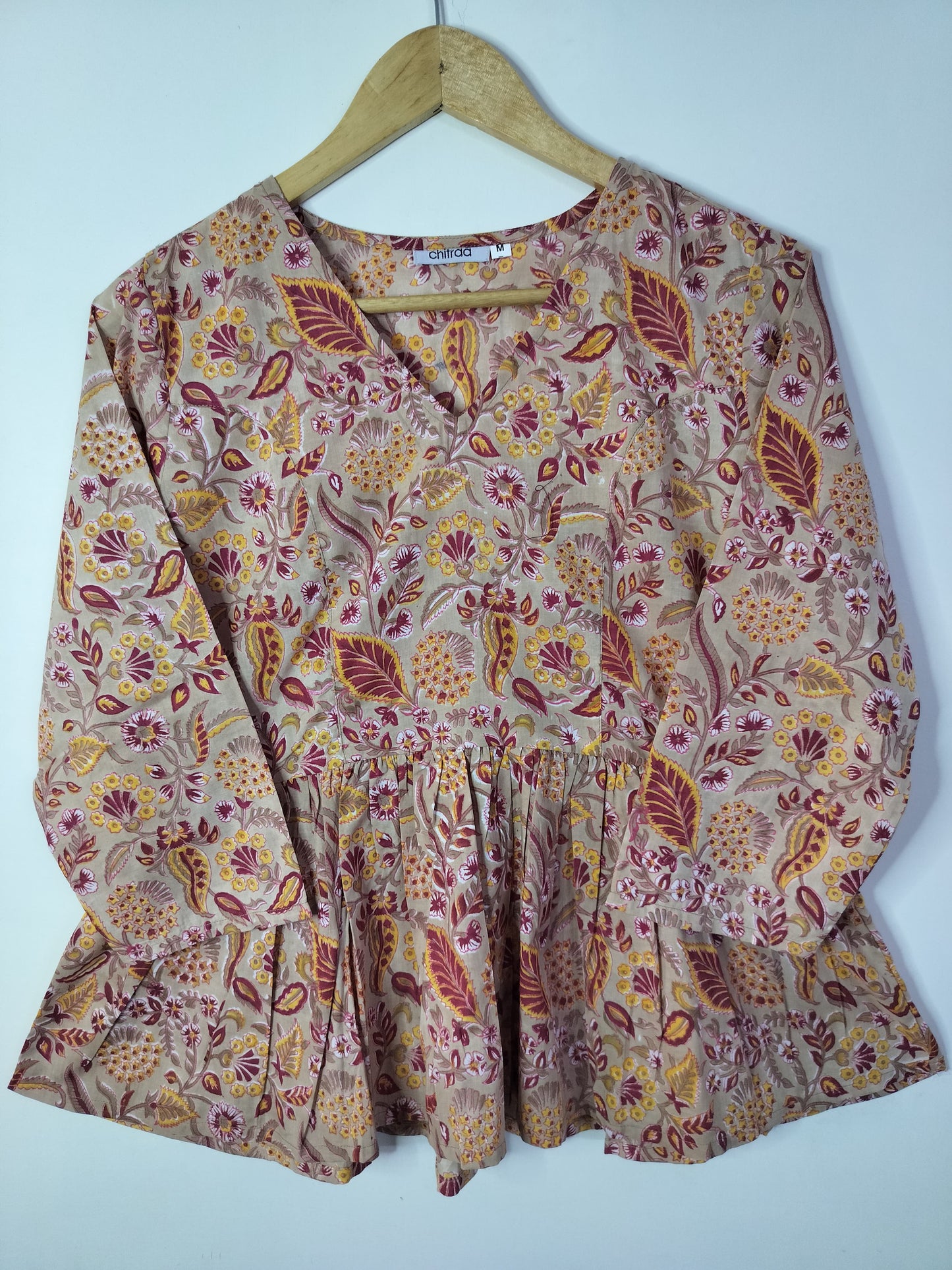 Autumn Bliss Peplum Top