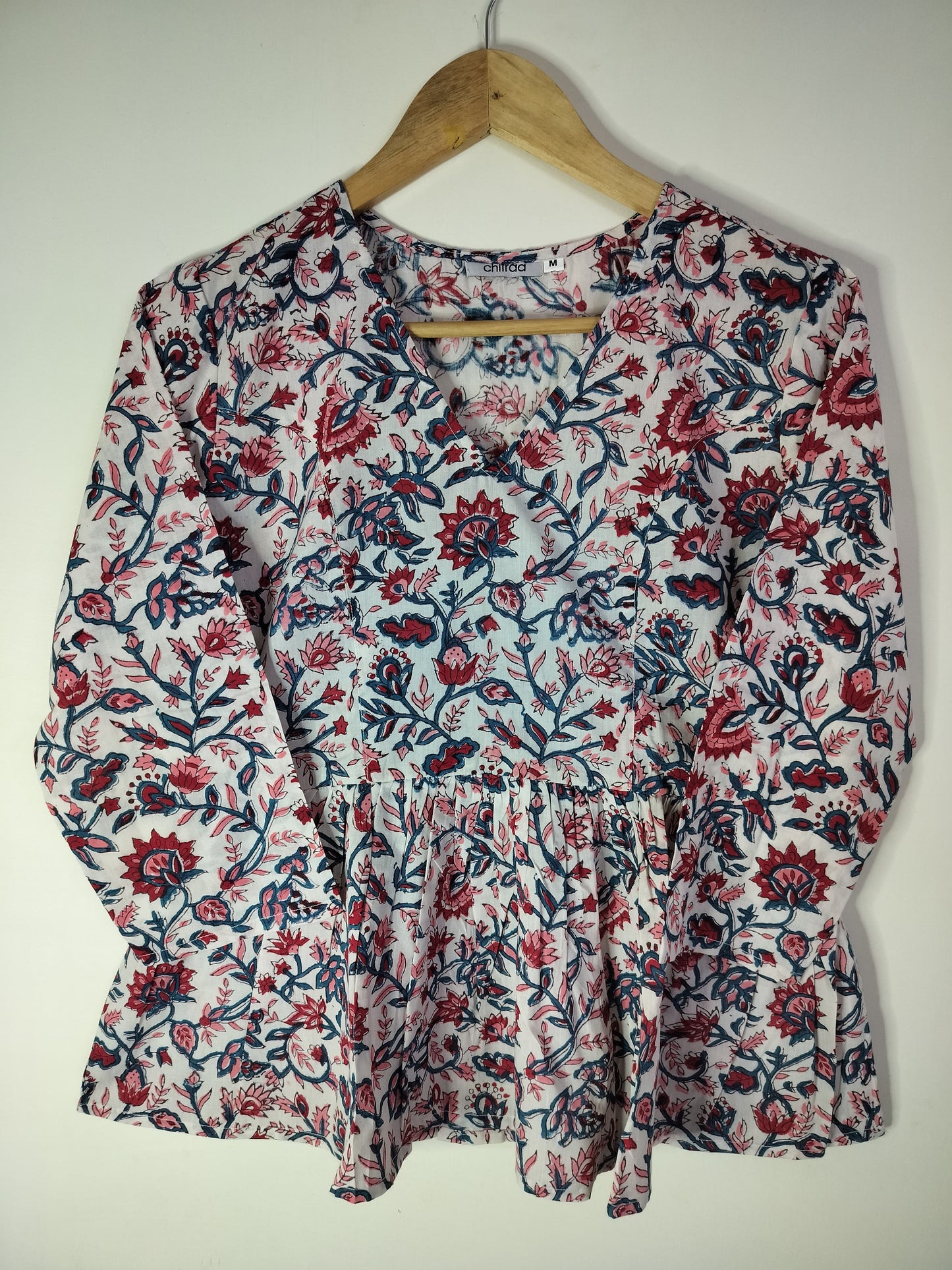 Scarlet Vine Peplum Top