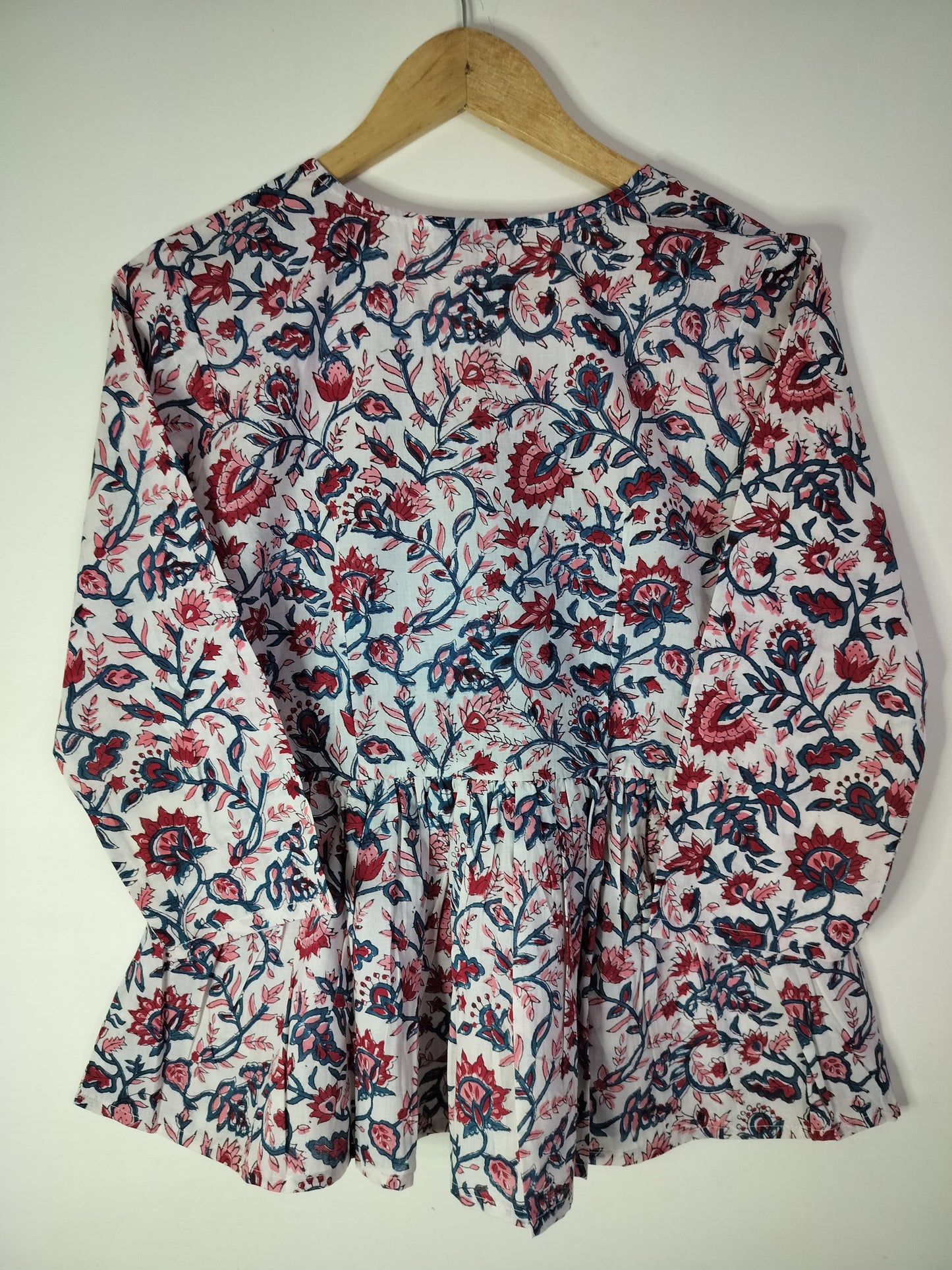 Scarlet Vine Peplum Top