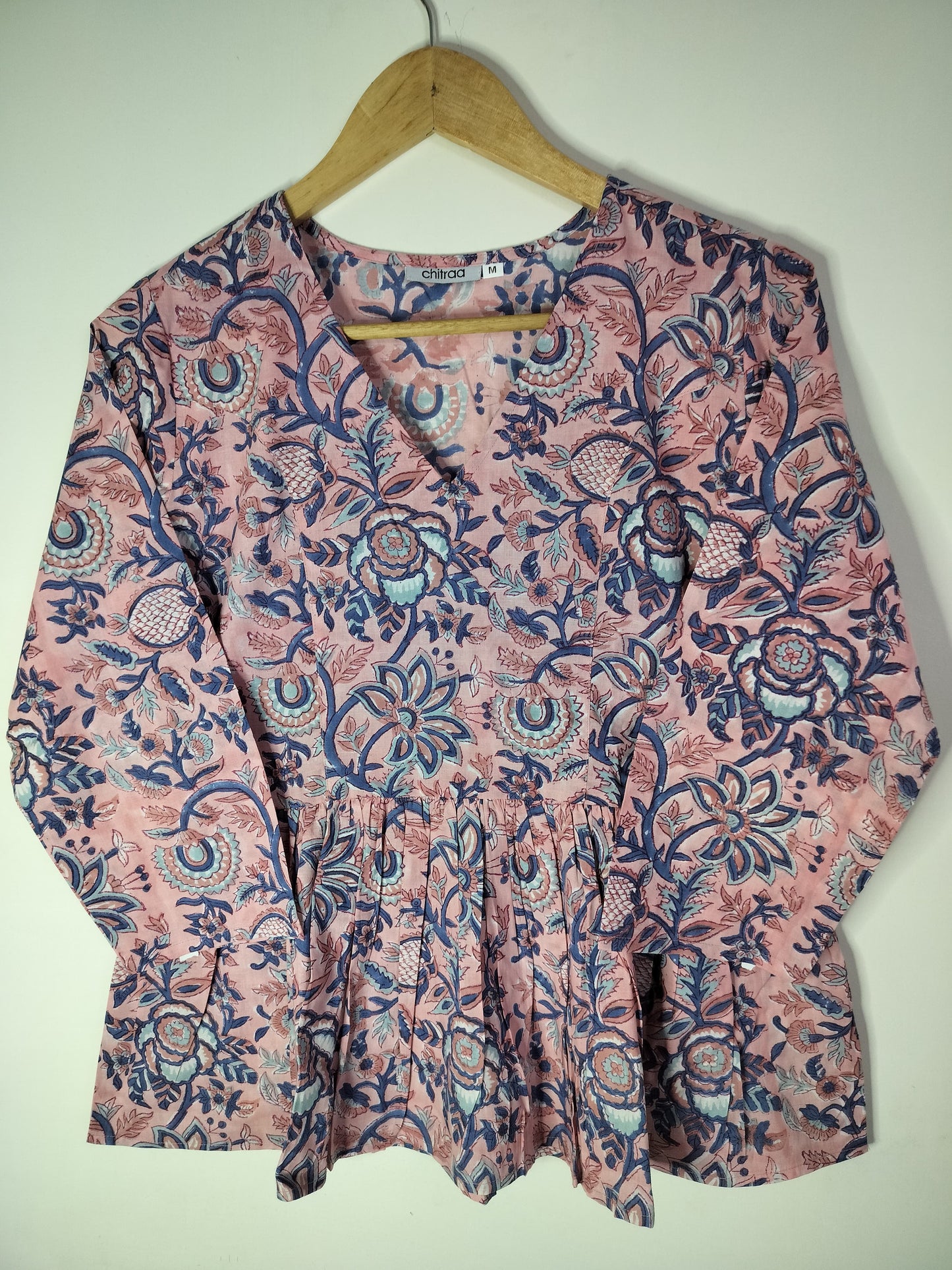 Peachy Vine Peplum Top