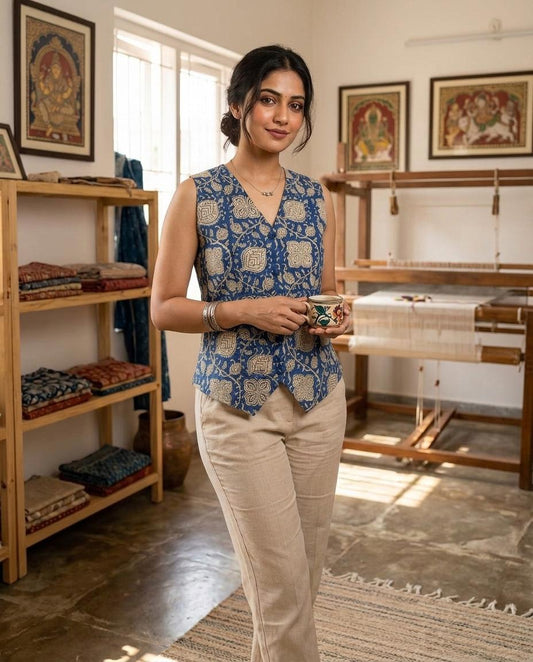 Neel Kamal waist coat Top