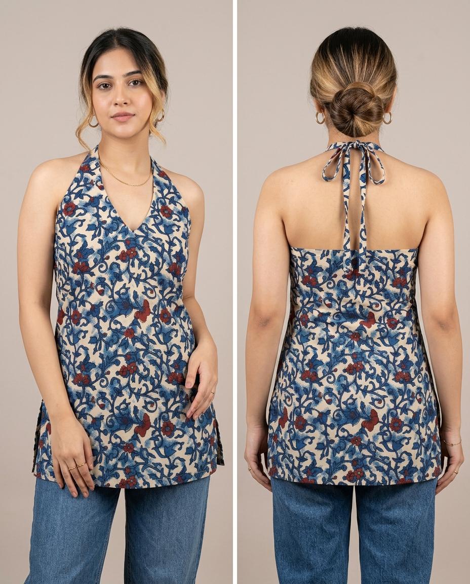 Butterfly Effect Halter Neck Top