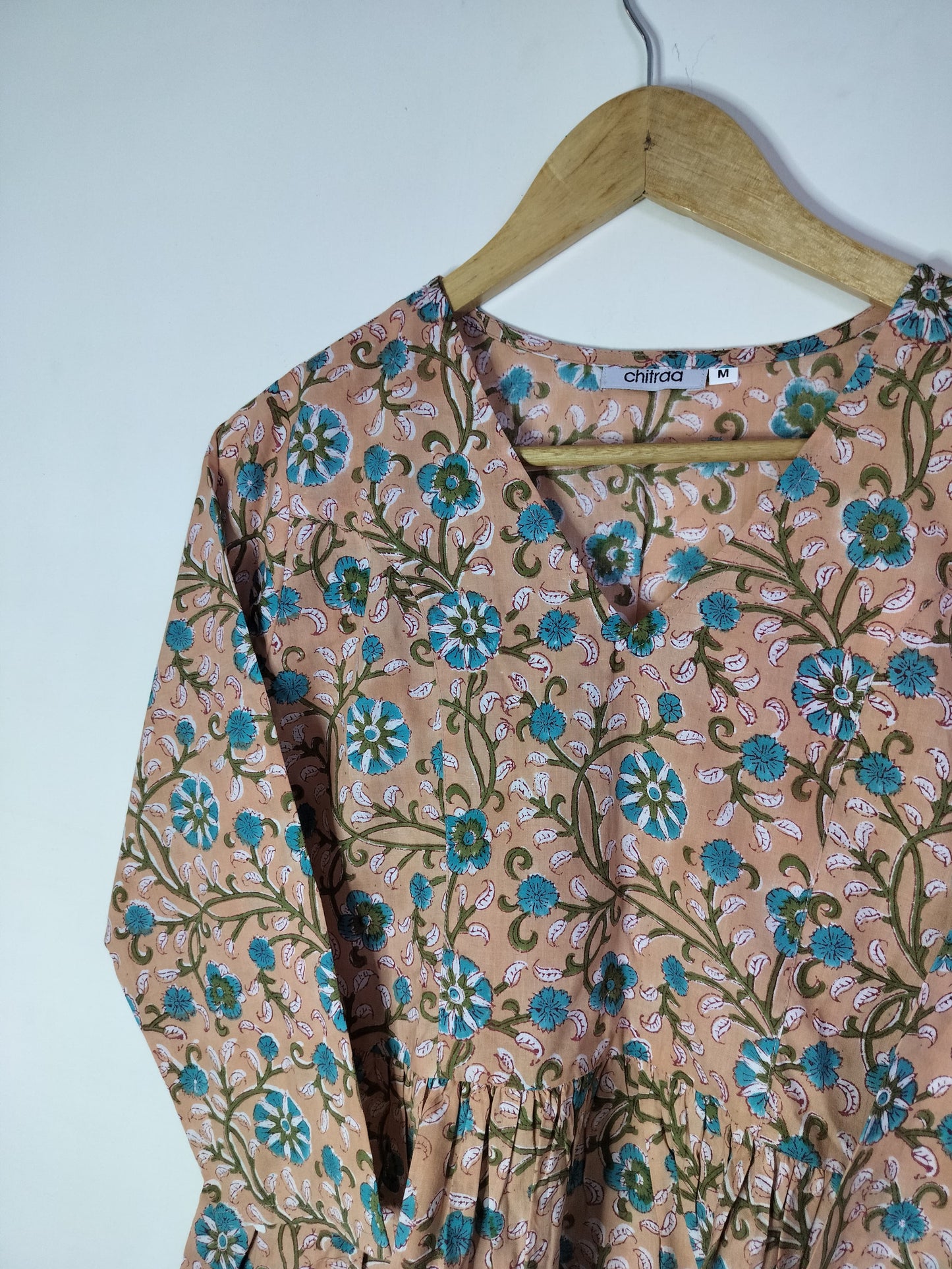 Vintage Meadow Peplum Top