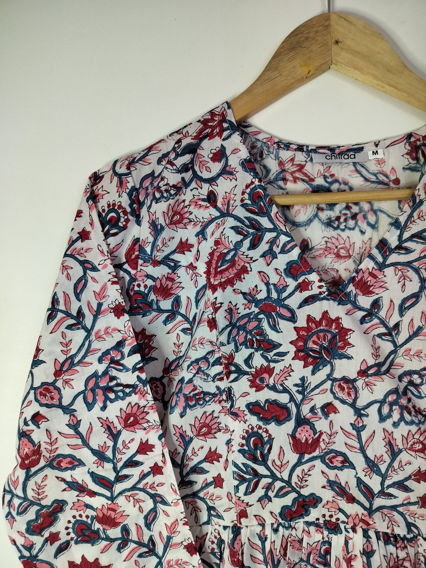 Scarlet Vine Peplum Top