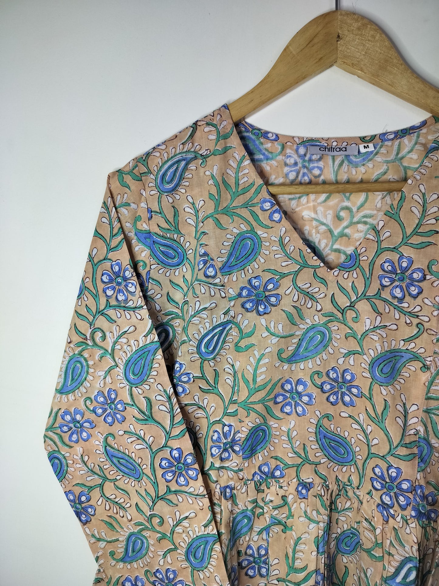 Sandy Meadow Floral Peplum Top