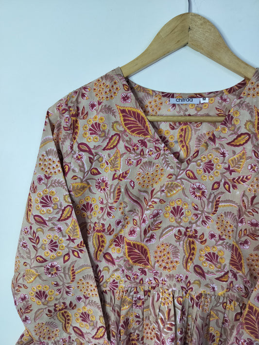 Autumn Bliss Peplum Top