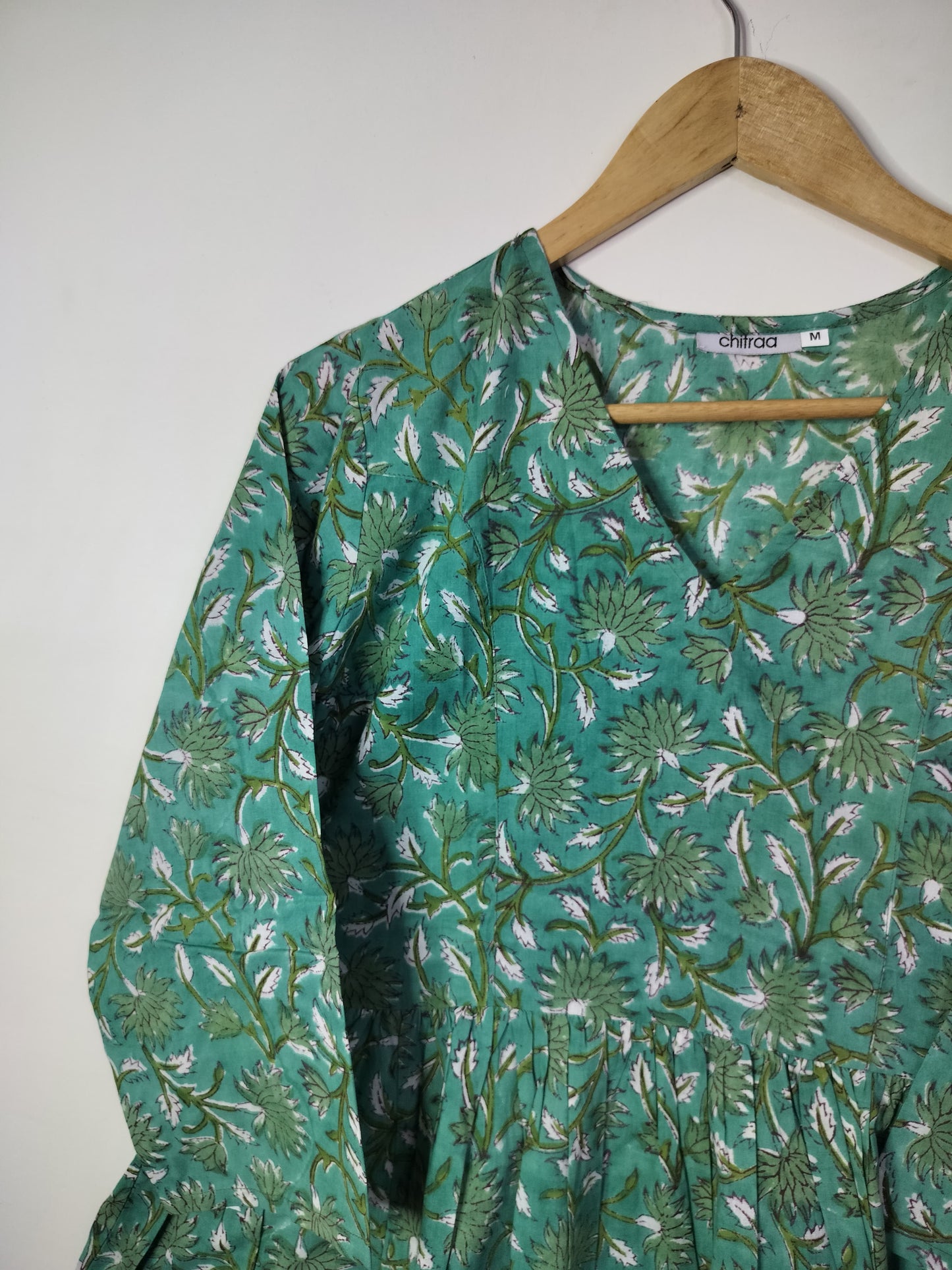Leafy Whisper Peplum Top