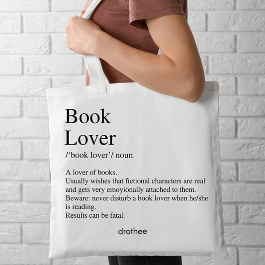 Book Lover Tote Bag