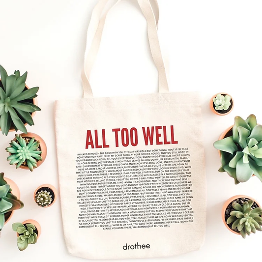 All Too Well Tote Bag